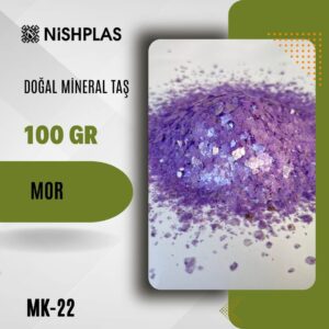 Nishplas Doğal Mineral Sıva Taşı – Mor – MK-22